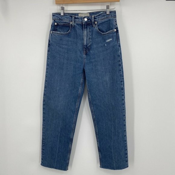Everlane Denim - Everlane Women's High Rise Jeans - Blue